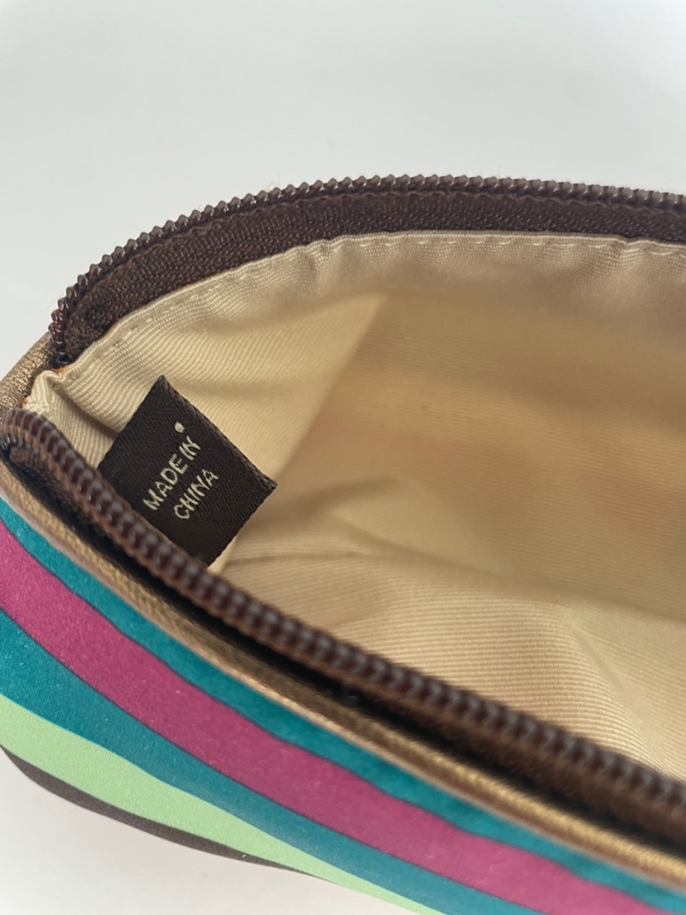 Coach Vintage Legacy Stripe Pouch - Picture 9 of 9